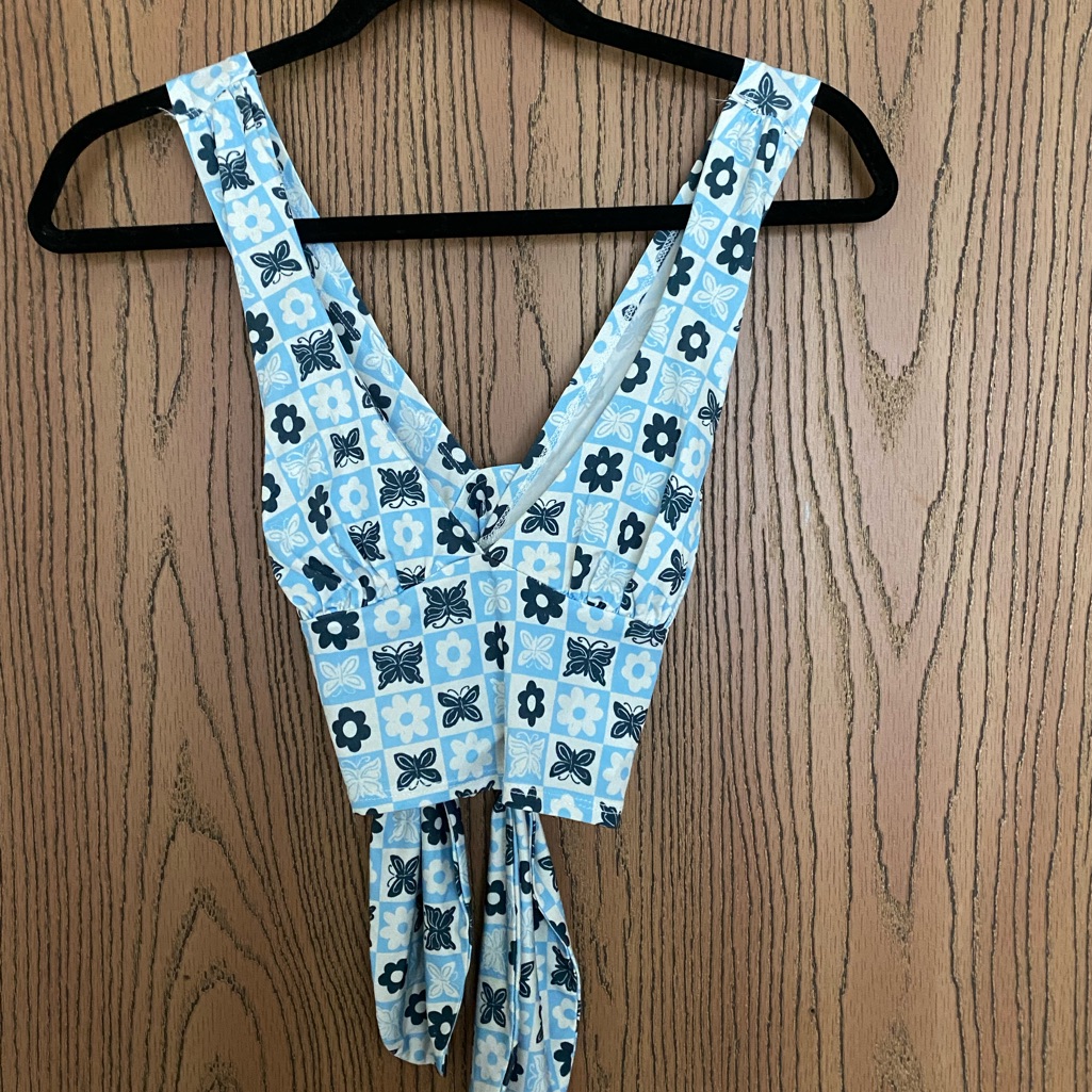 Patterned Bra Top